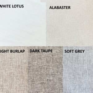 Total Blackout linen curtains with white rubber backing. Width up to 120" . (1 Panel)