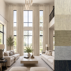 Extra long luxury thick and heavy polyester curtains 7-20 ft long